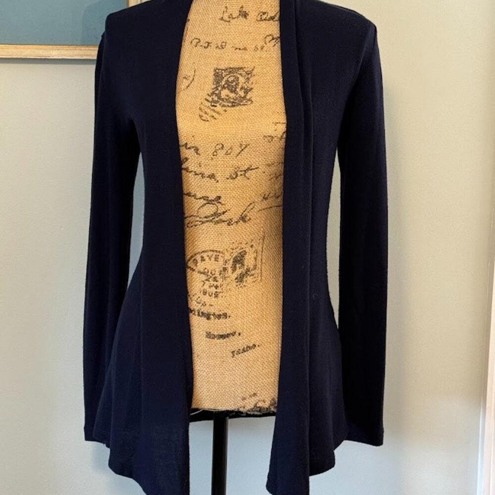 Mix by Hawthorne  Cascading Open Front Cardigan